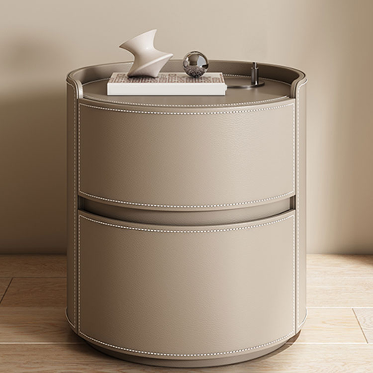 Chic Round Nightstand | Ormau - image 12