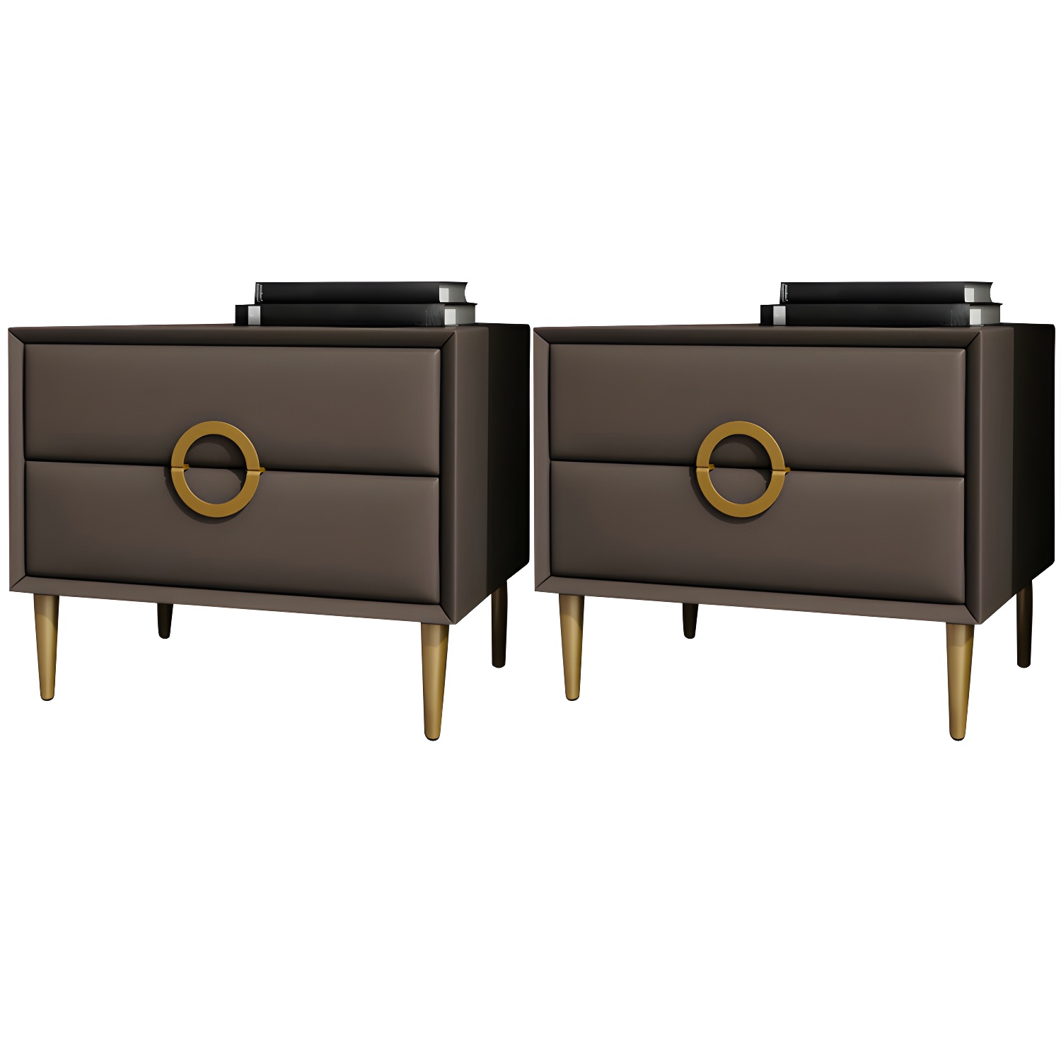 Glam Nightstand with Drawers | Ormau - image 35