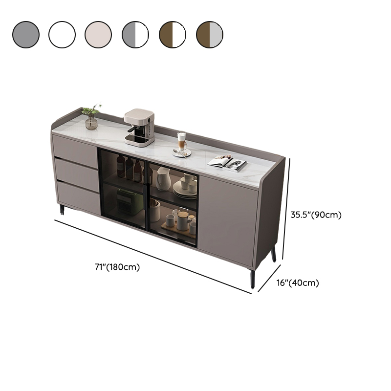 Modern Stone Top Credenza | Ormau - image 19