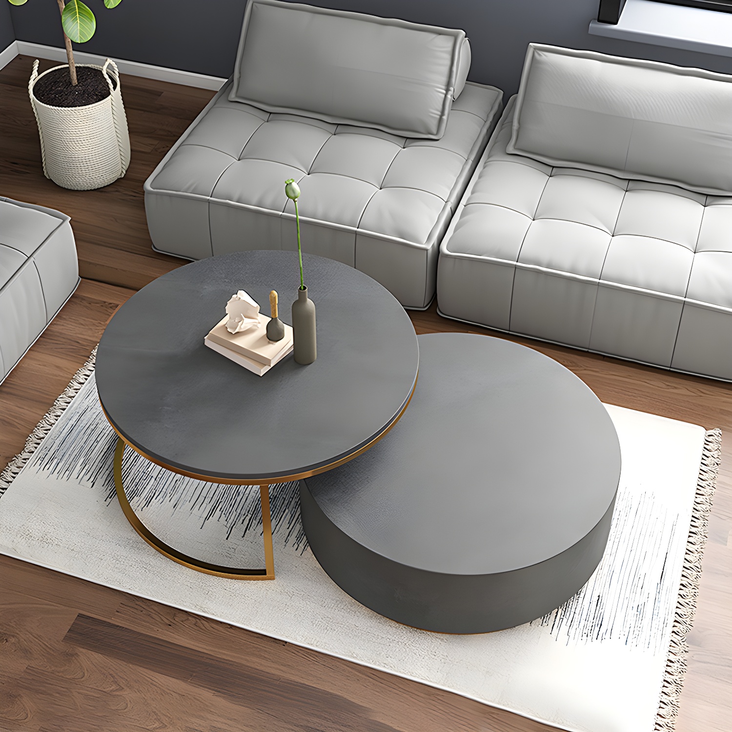 Drum Base Coffee Table | Ormau - image 14