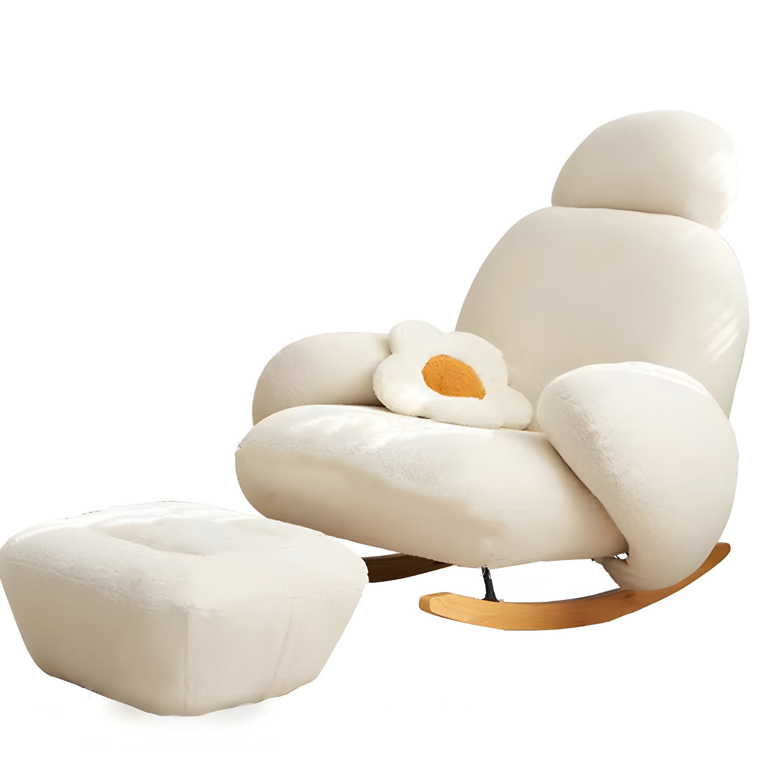 Upholstered Rocking Accent Chair | Ormau - image 13