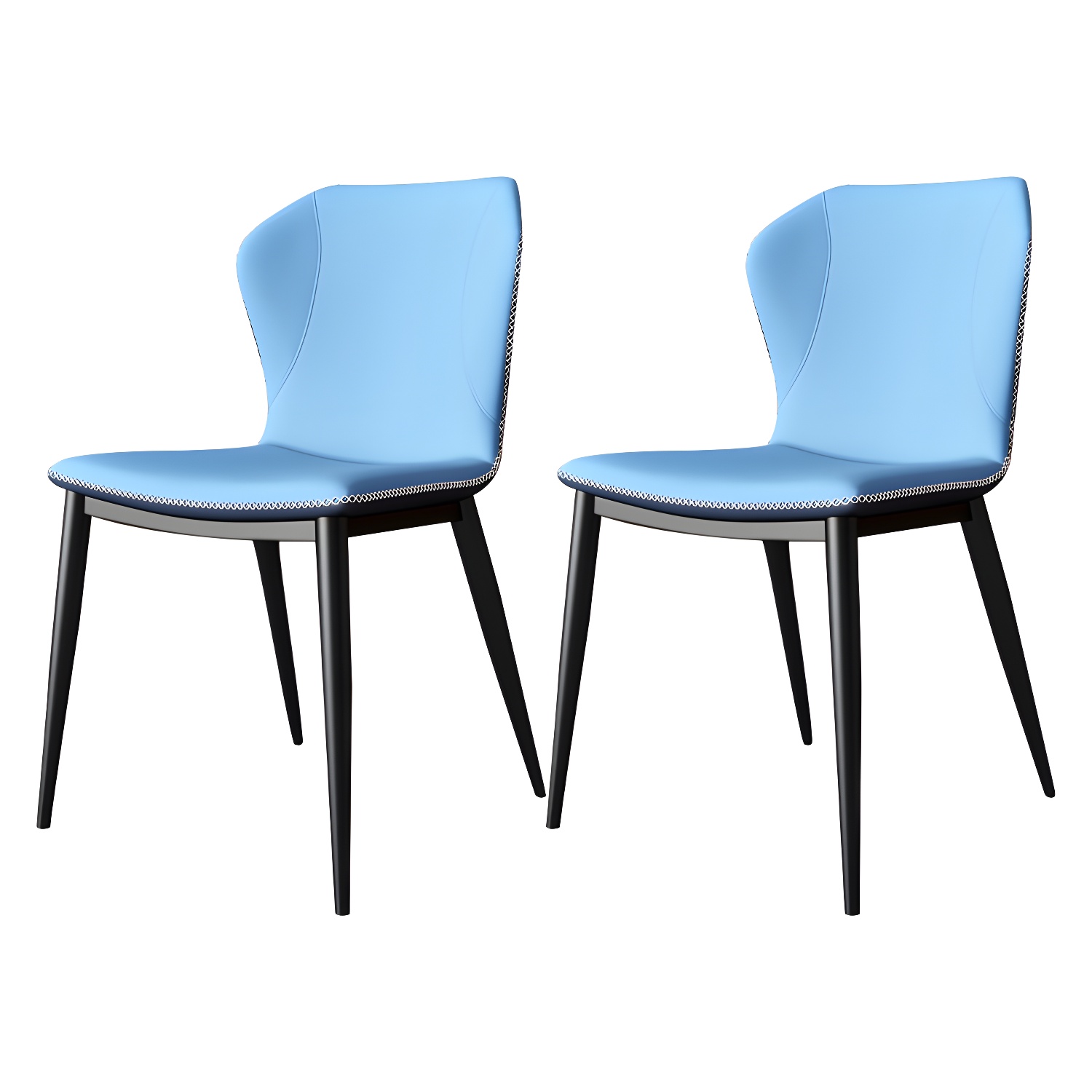 Wingback Leather Dining Chair | Ormau - image 29