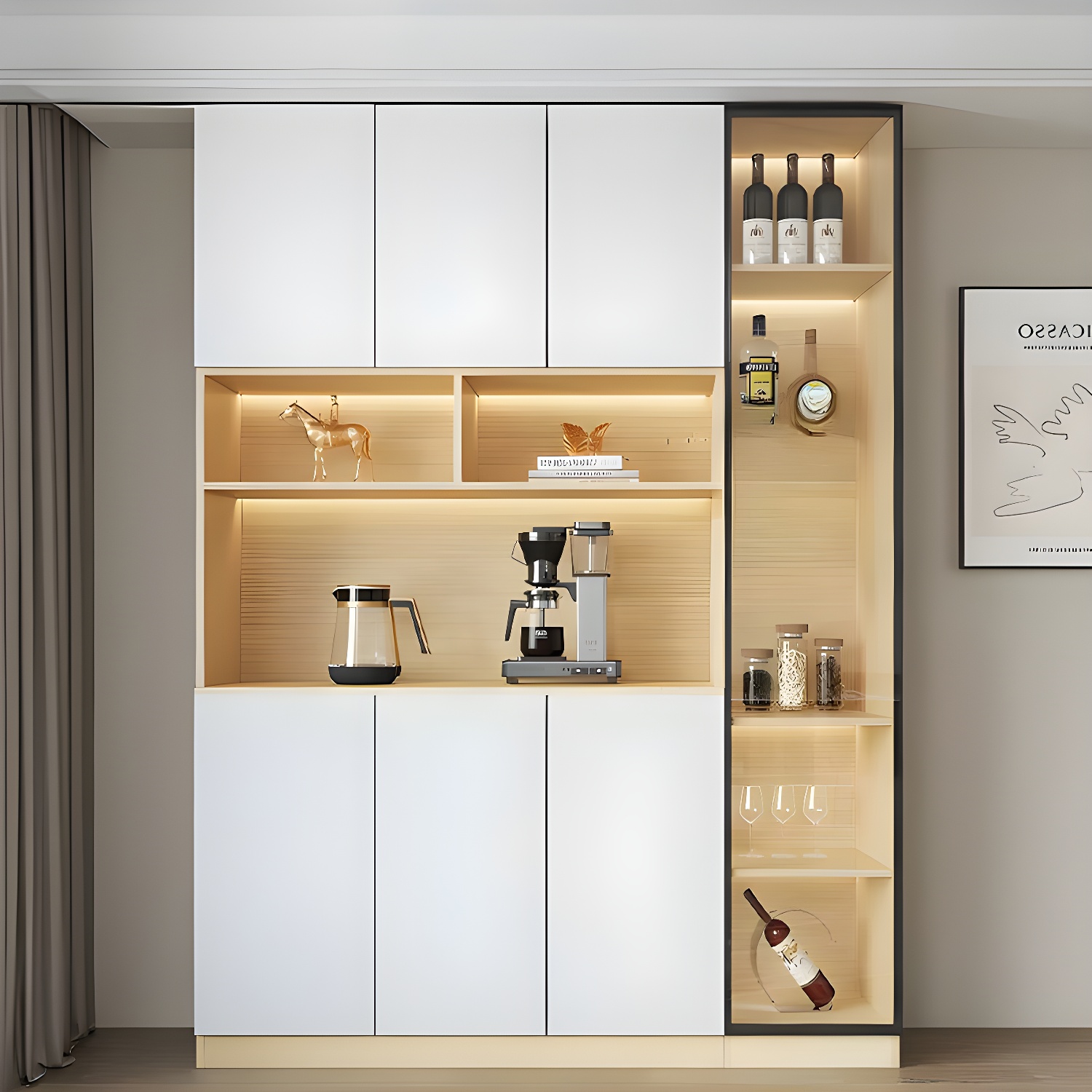 Modern Sideboard with Lighting | Ormau - image 53