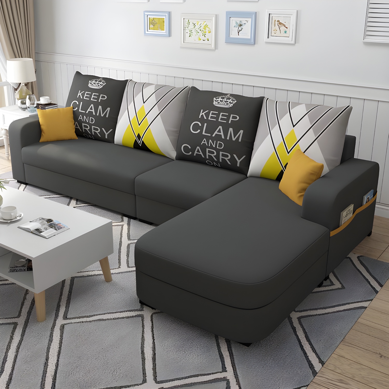 Modern L-Shape Sectional | Ormau - image 6