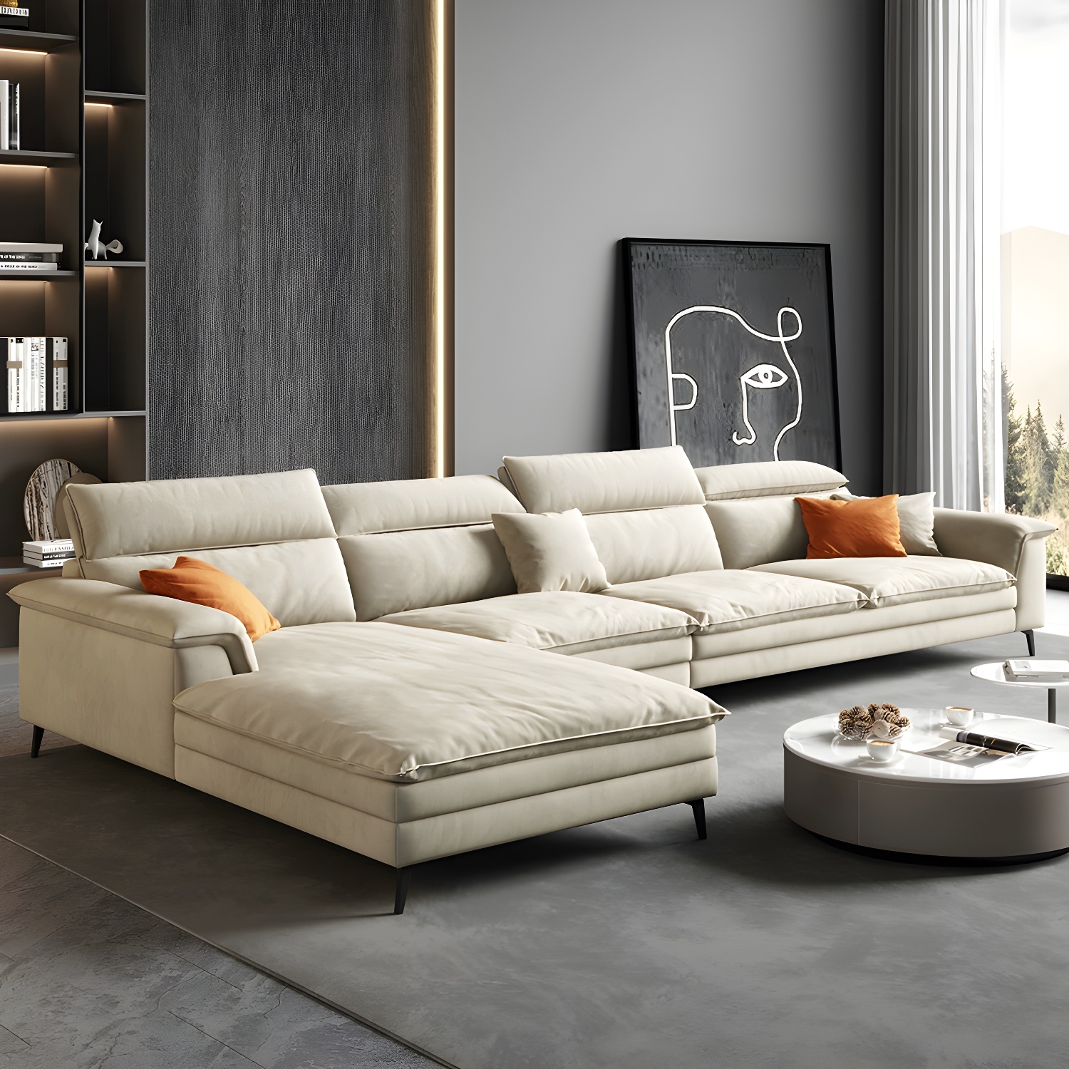 Tech Flannel Modular Sectional | Ormau - image 3