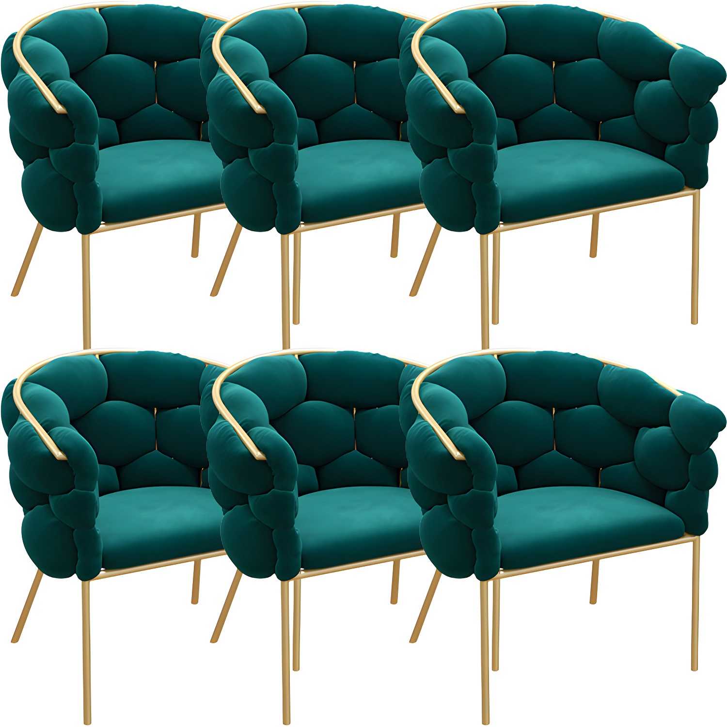 Glam Upholstered Dining Chair | Ormau - image 40