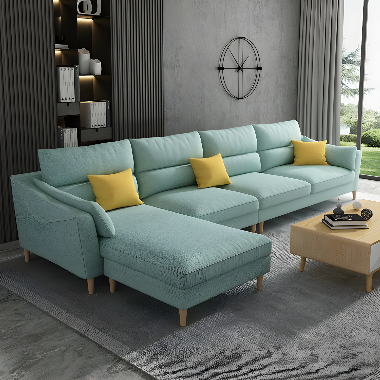 Modular Sectional Sofa with Ottoman | Ormau - image 25