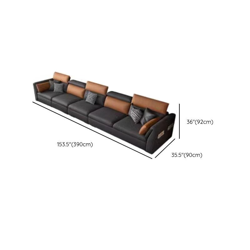 Gray Tech Cloth Sectional | Ormau - image 28