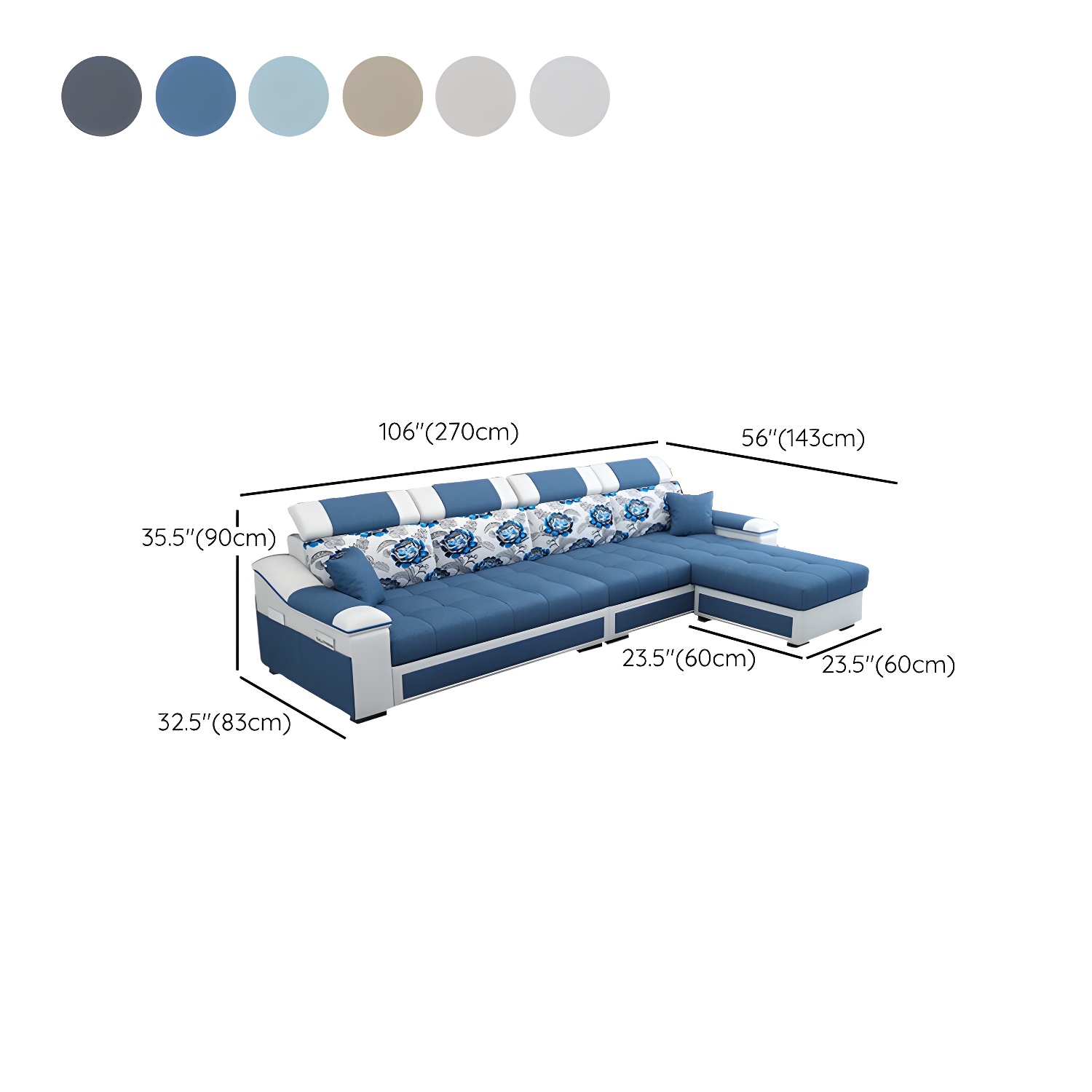 Cushion Back Sectional | Ormau - image 24