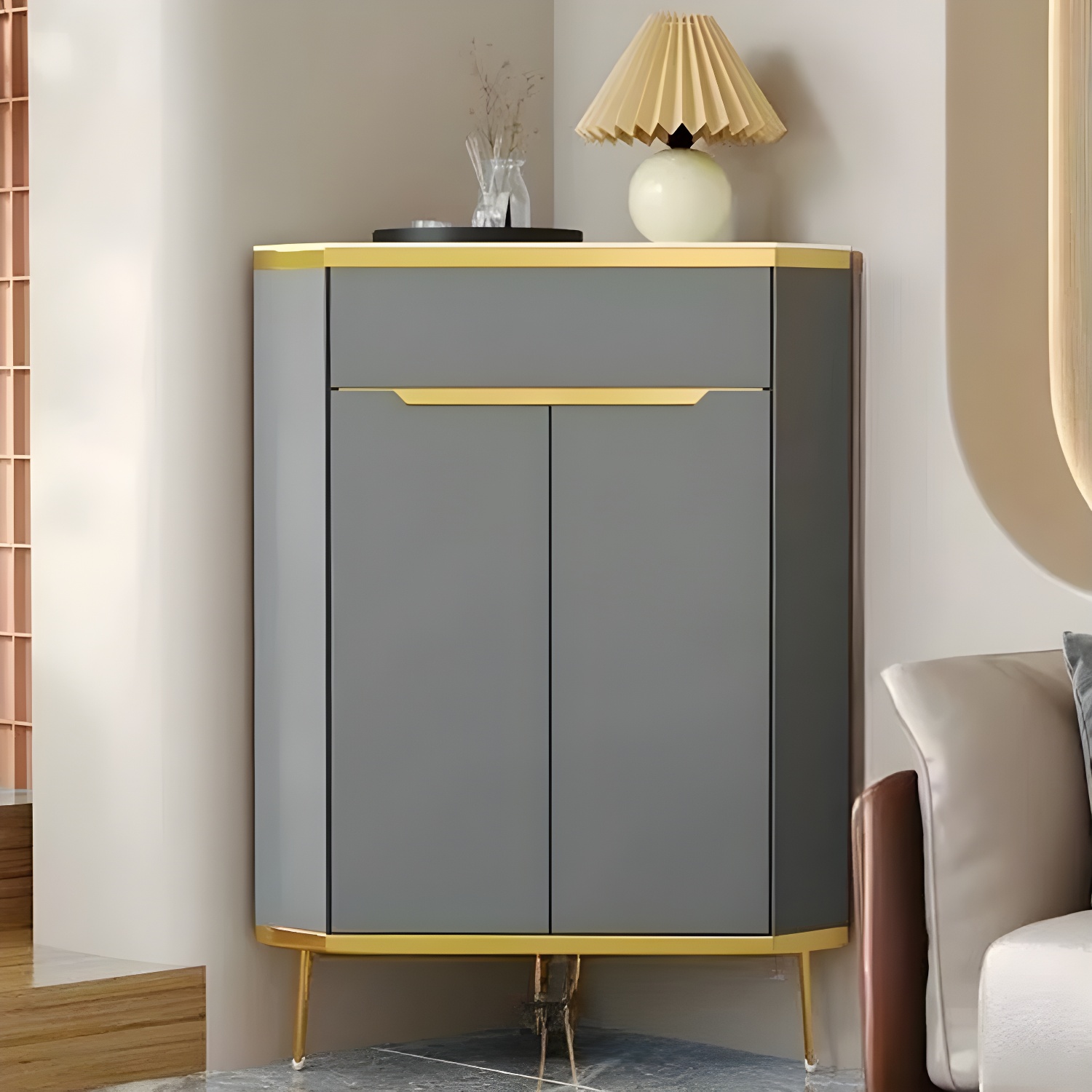 Glam Gold Cabinet | Ormau - image 15