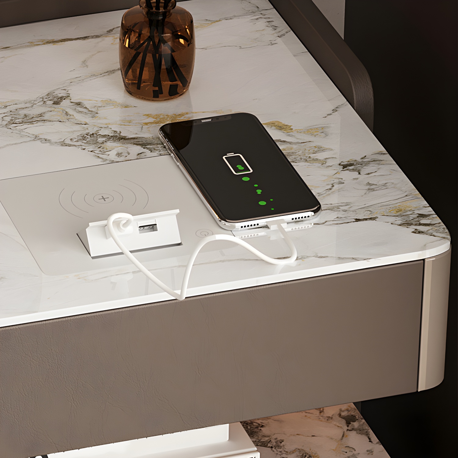 USB Charging Nightstand | Ormau - image 9
