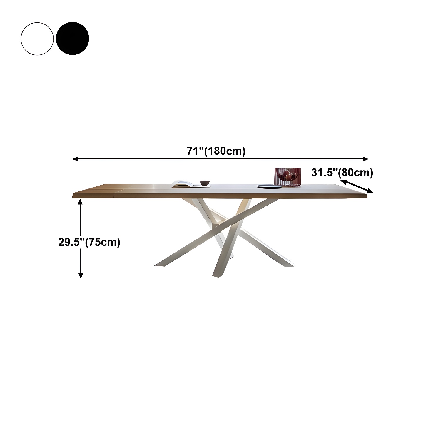 Rectangle Pedestal Dining Table | Ormau - image 13