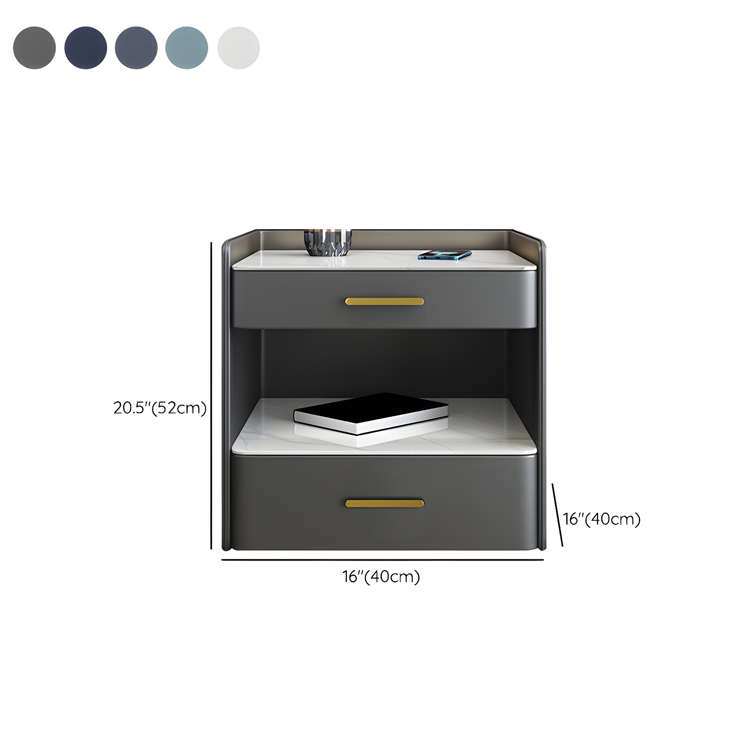 Stone Bed Nightstand | Ormau - image 11