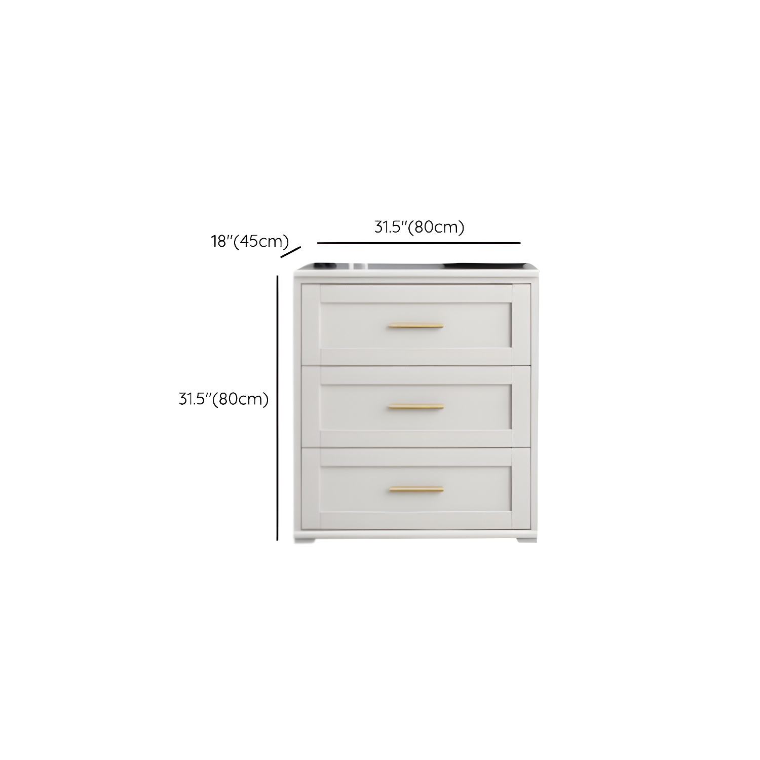 Glam White Storage Chest | Ormau - image 9