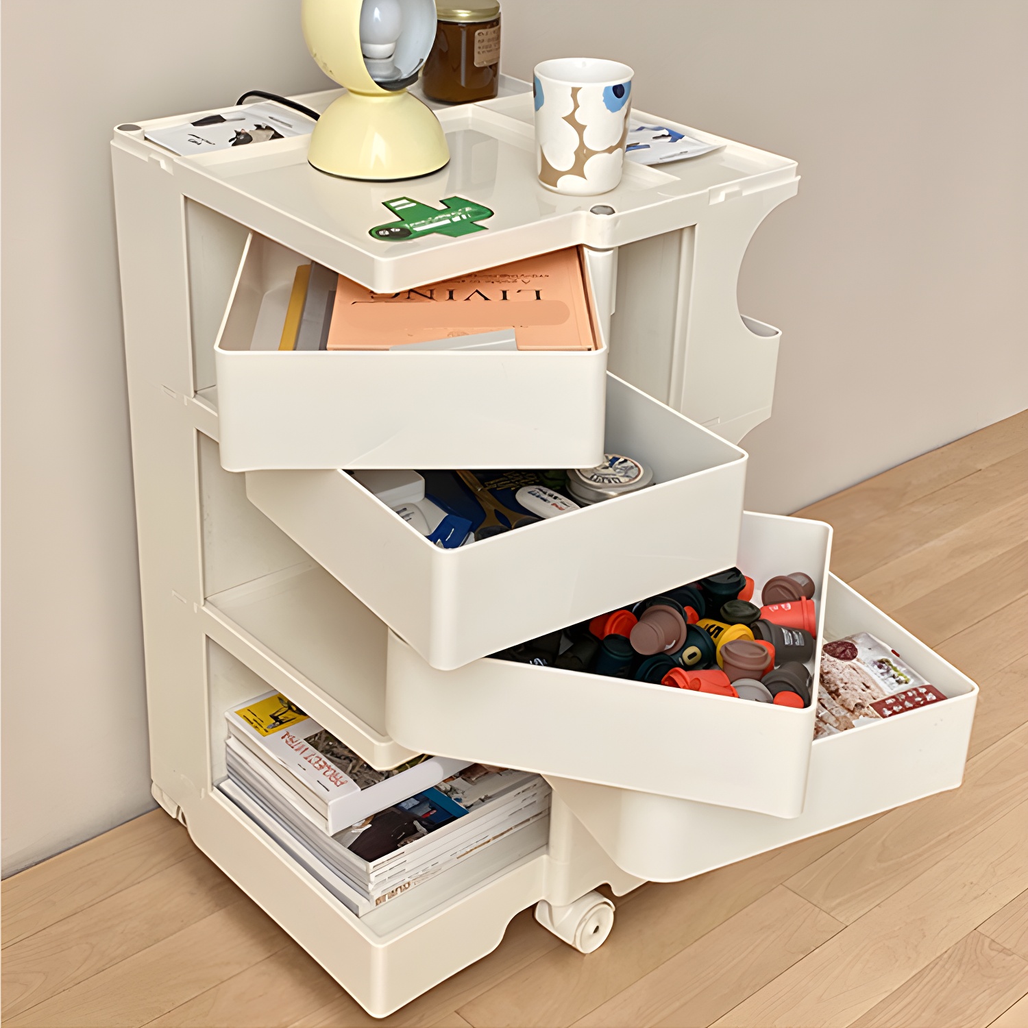 Modern Open Storage Nightstand | Ormau - image 19
