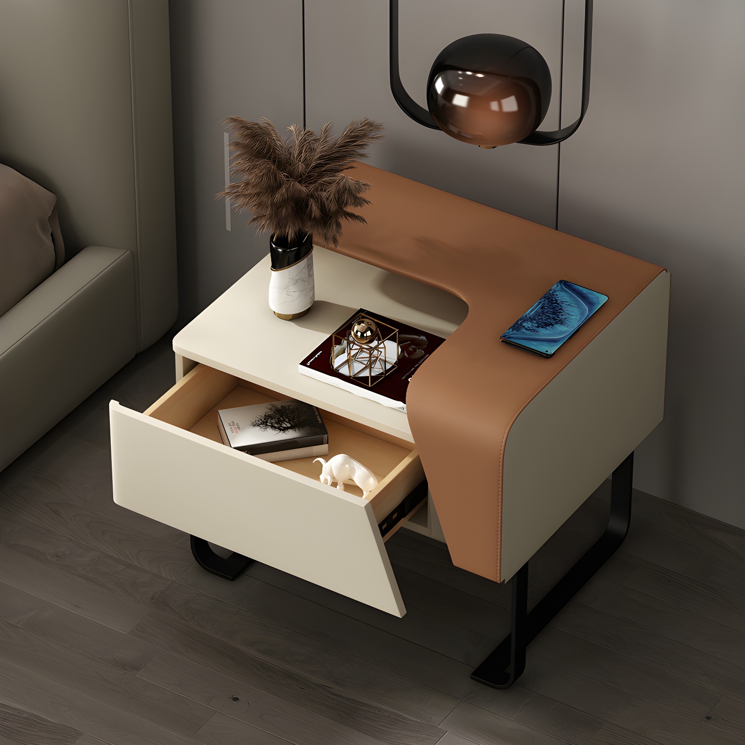 Modern Sled Nightstand | Ormau - image 11