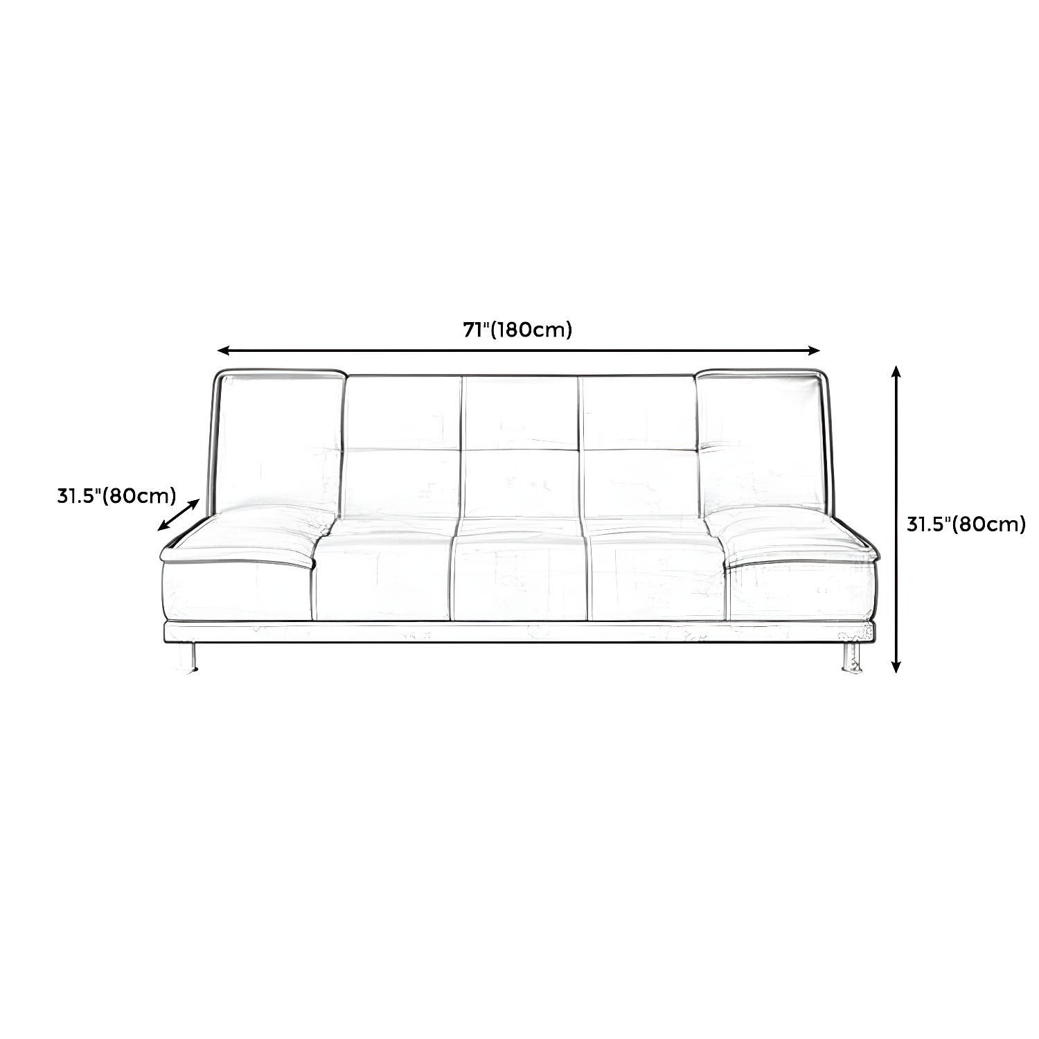 Minimalist Sleeper Sofa | Ormau - image 17