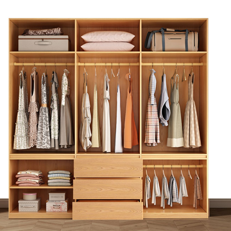 Natural Wood Almirah Wardrobe | Ormau - image 5