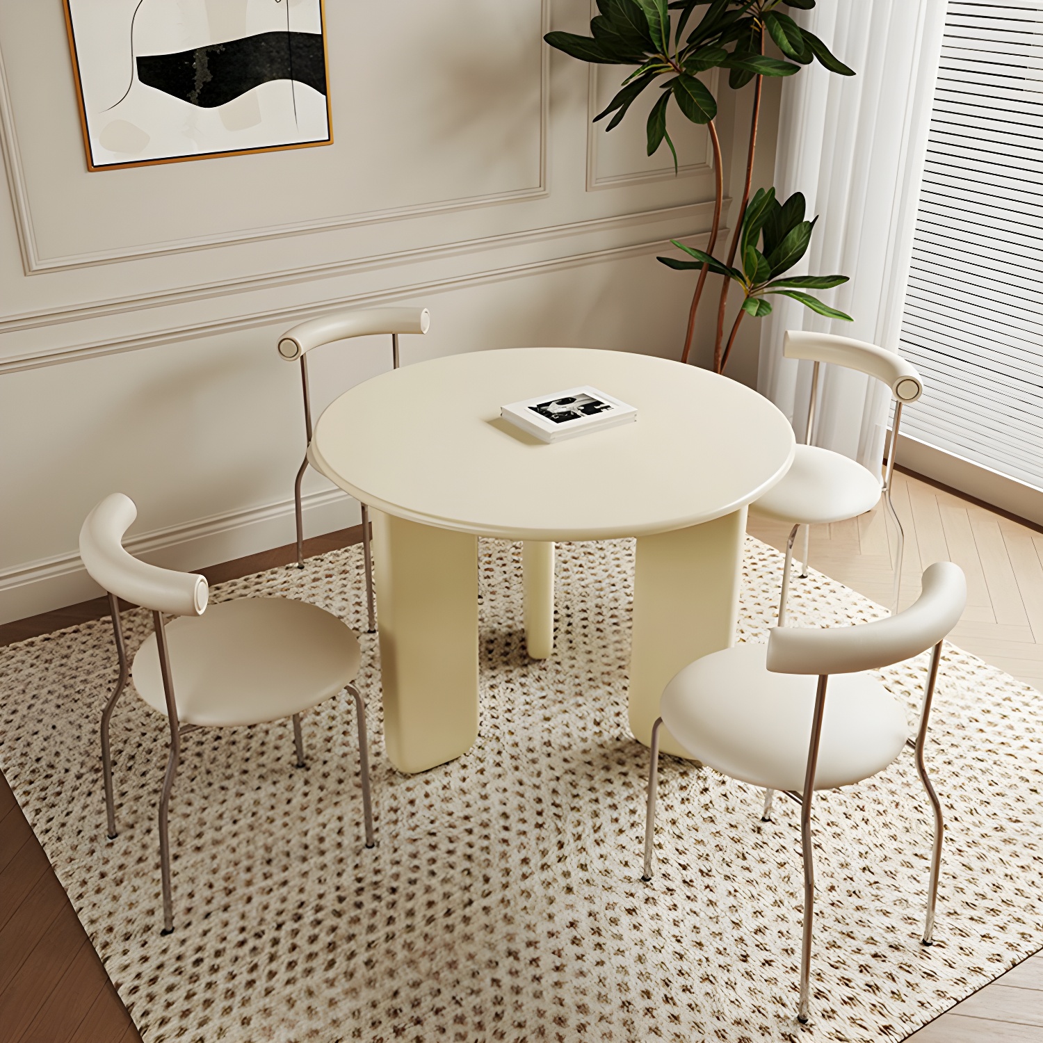 Round Wood Dining Table | Ormau - image 17