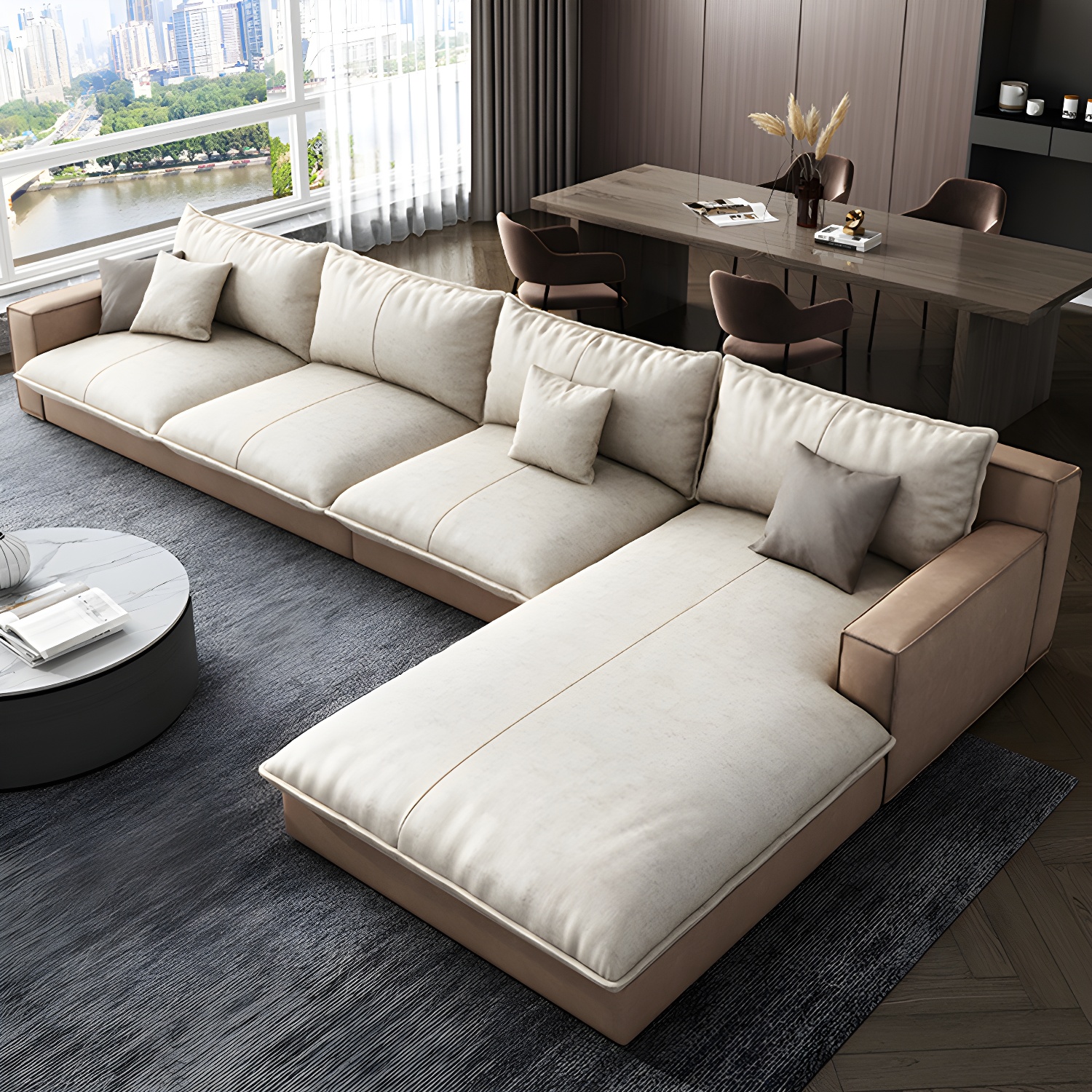Pillow Back Sectional | Ormau - image 13
