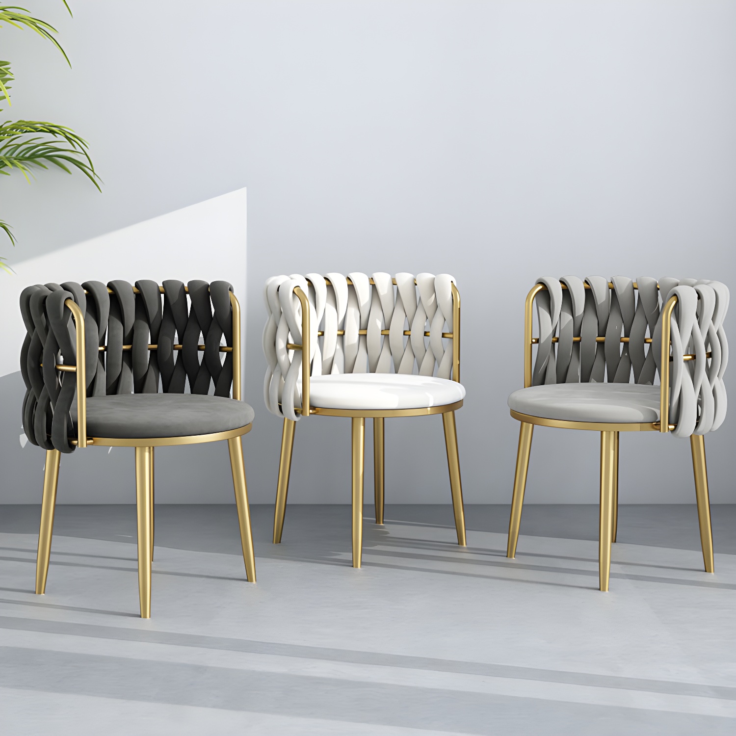 Velvet Nordic Dining Chair | Ormau - image 8