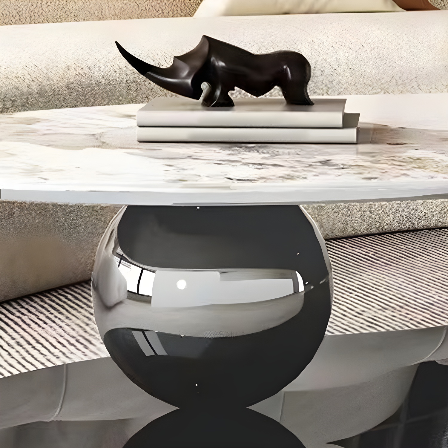 Glam Stone Coffee Table | Ormau - image 9