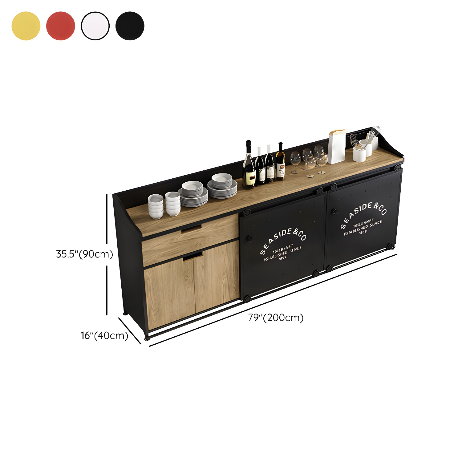 Metal & Wood Sideboard | Ormau - image 22
