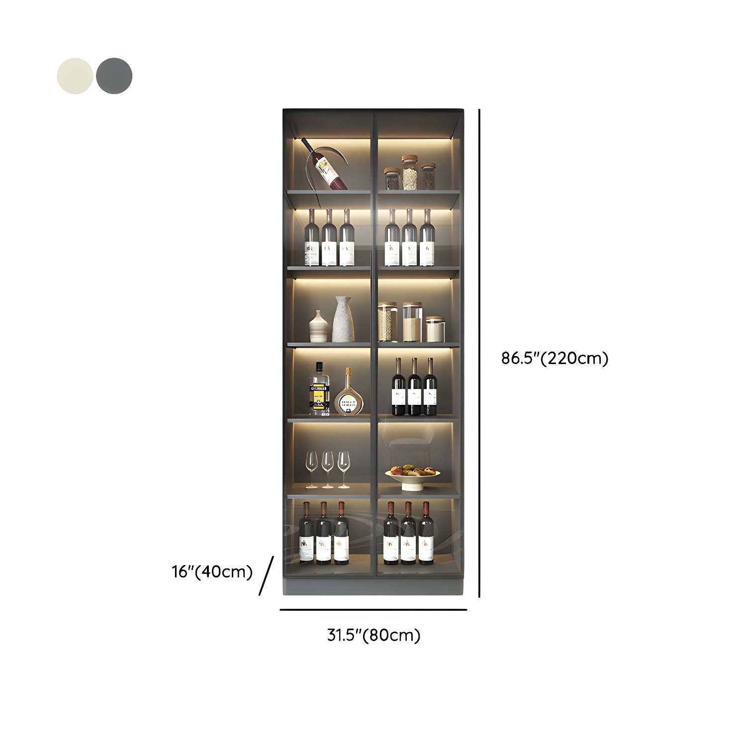Modern Sideboard with Lighting | Ormau - image 17