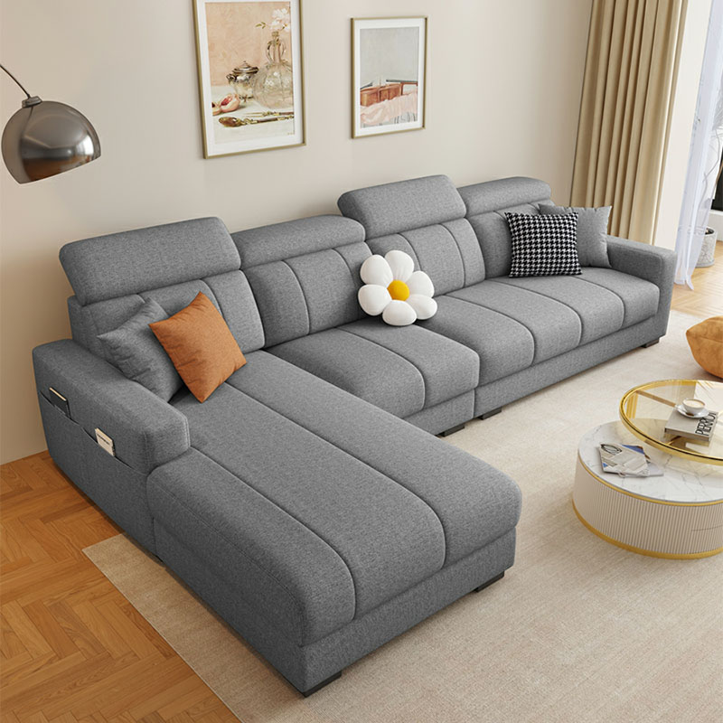Modern L-Shape Sectional Sofa | Ormau - image 22