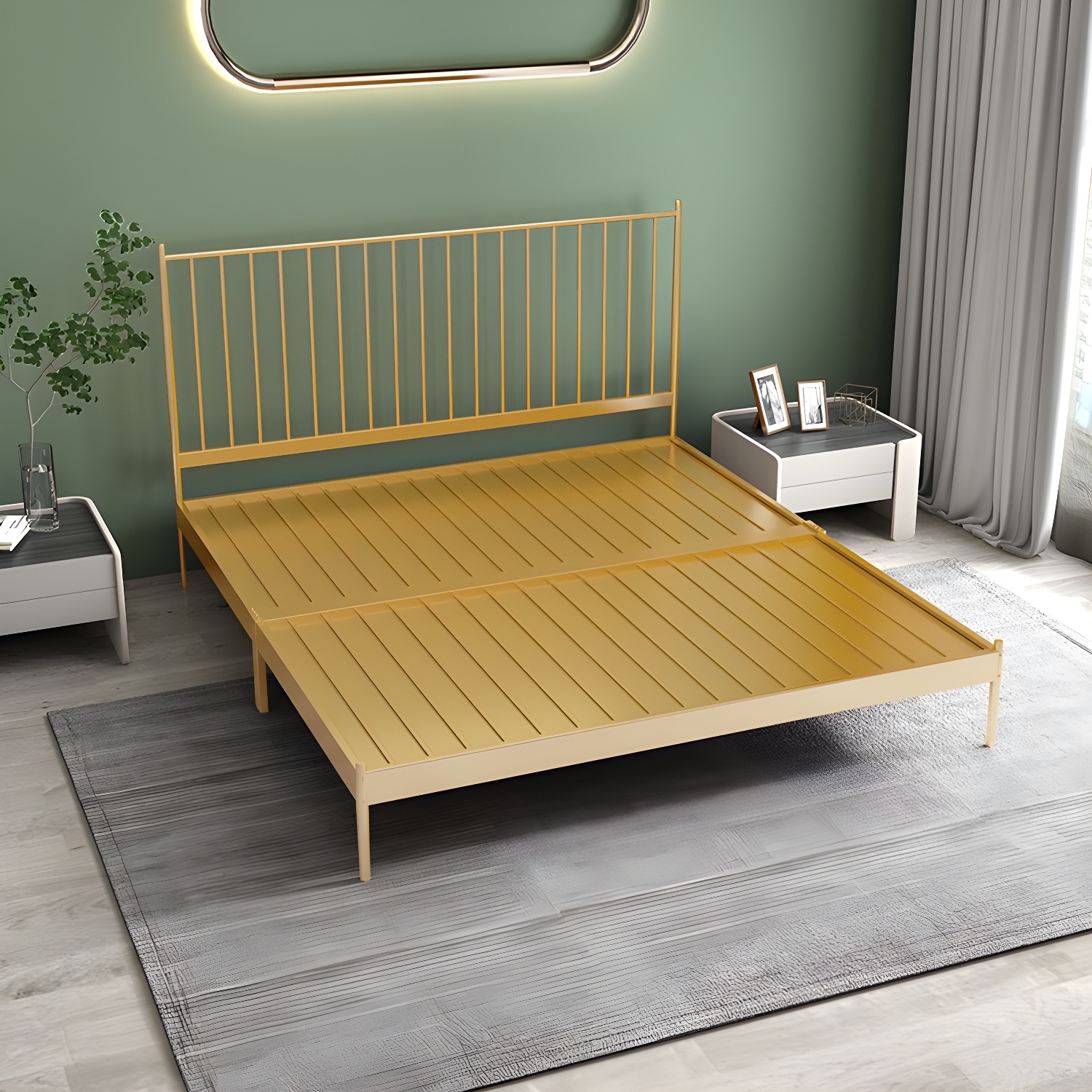 Modern Slat Bed | Ormau - image 2