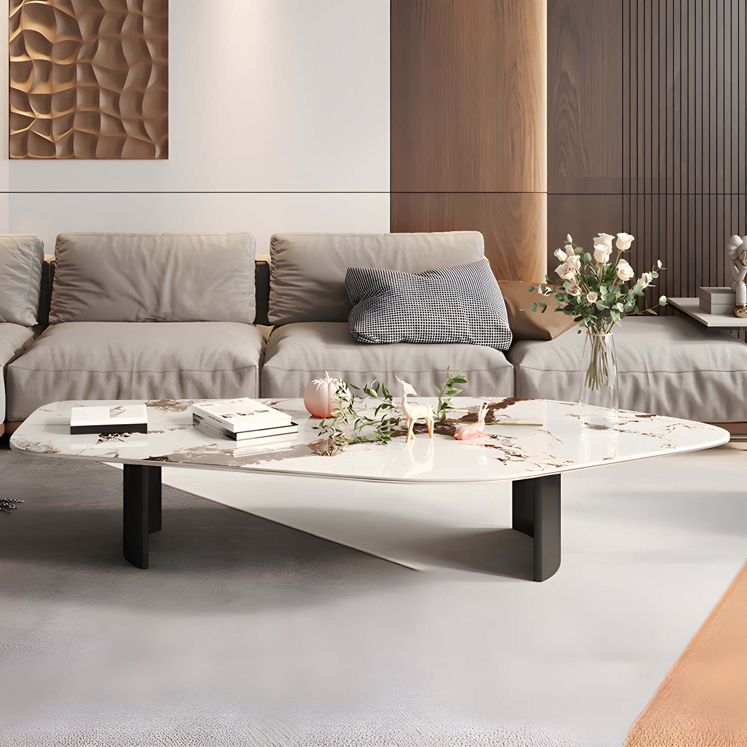 Stone Geometric Coffee Table | Ormau - image 11