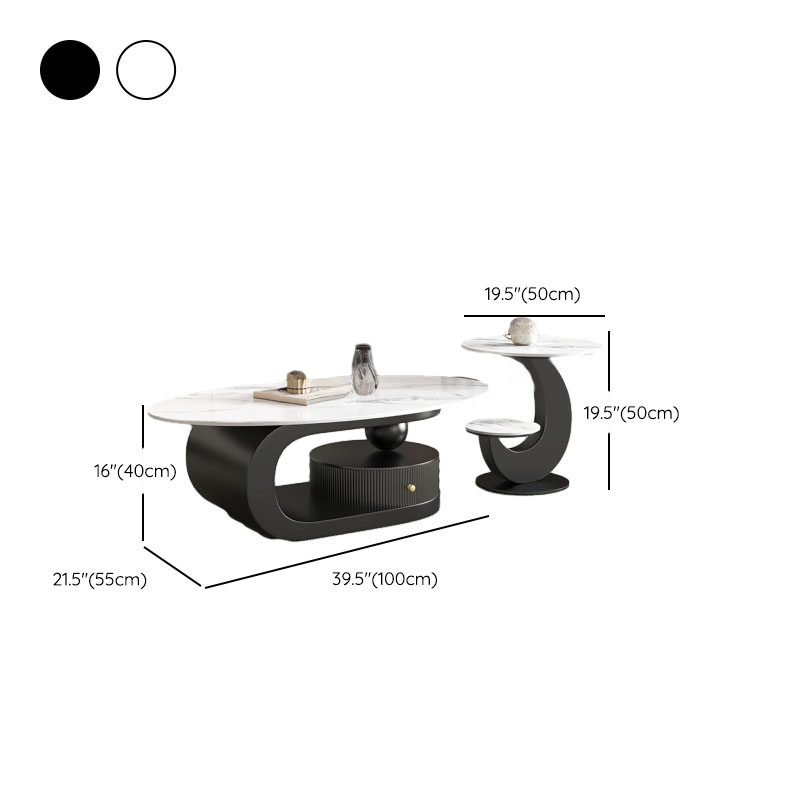 Elliptical Nesting Coffee Table | Ormau - image 12