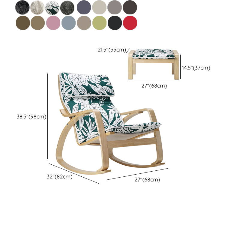 Modern Rocker & Ottoman Set | Ormau - image 24