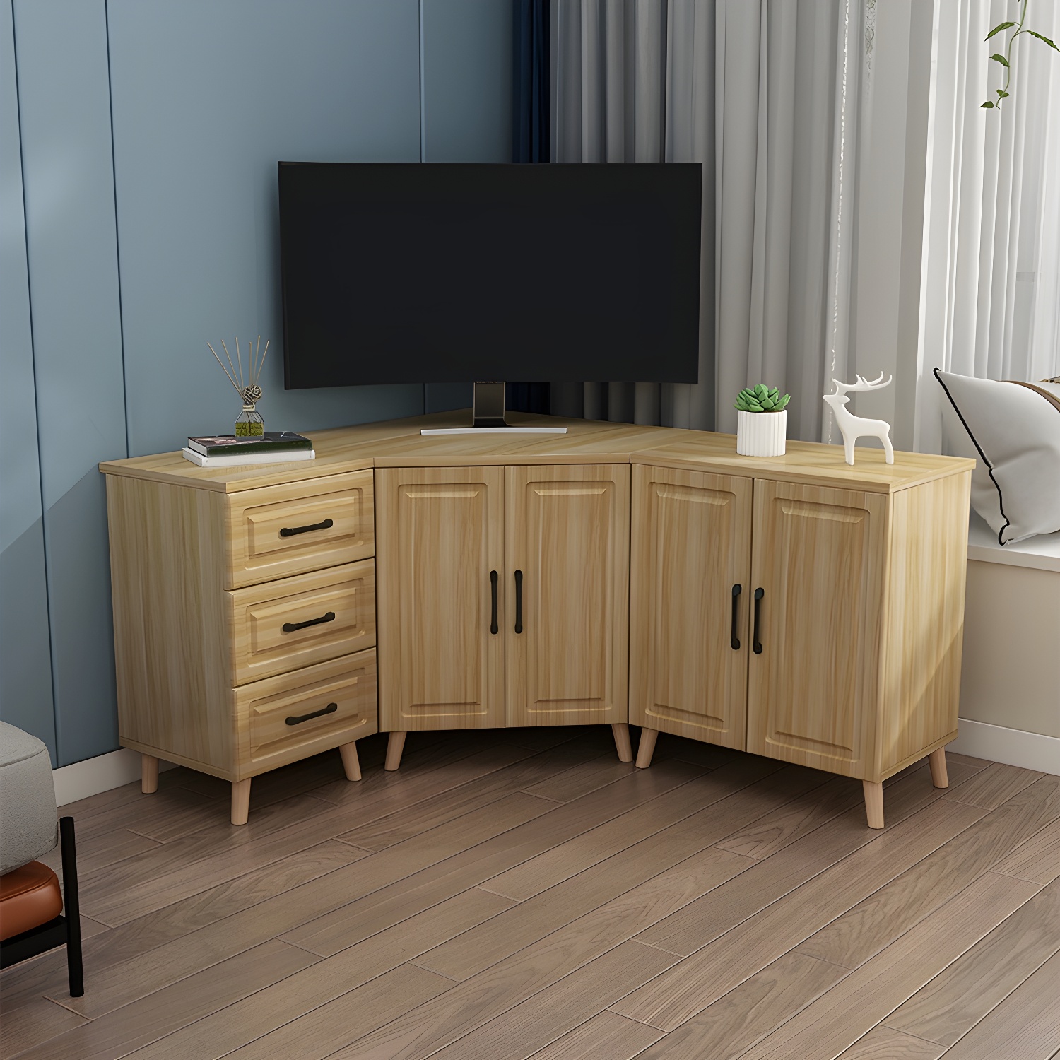 Bar Pulls Corner Cabinet | Ormau - image 2