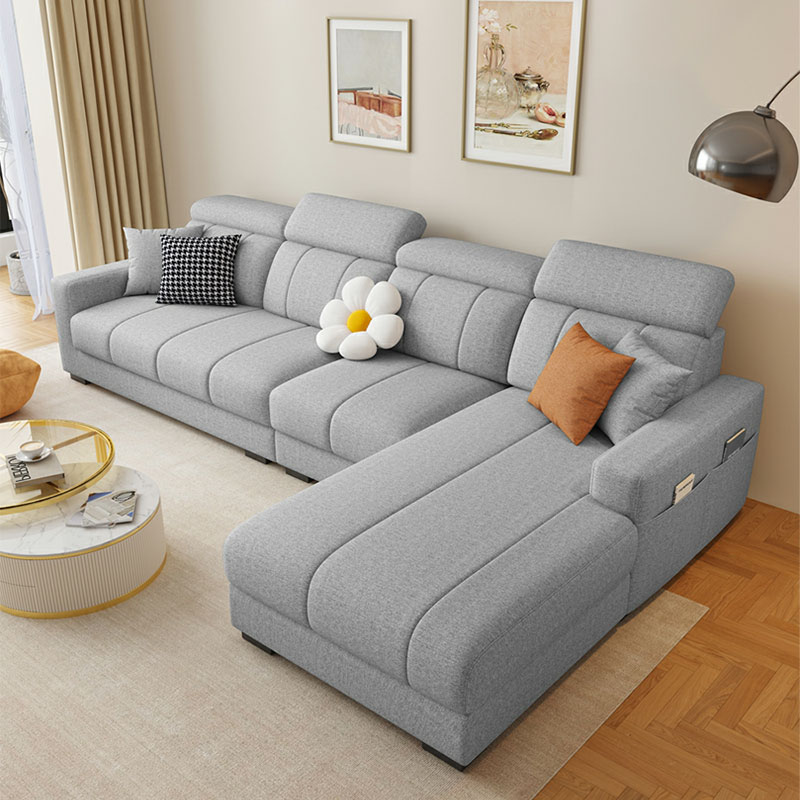 Modern L-Shape Sectional Sofa | Ormau - image 20