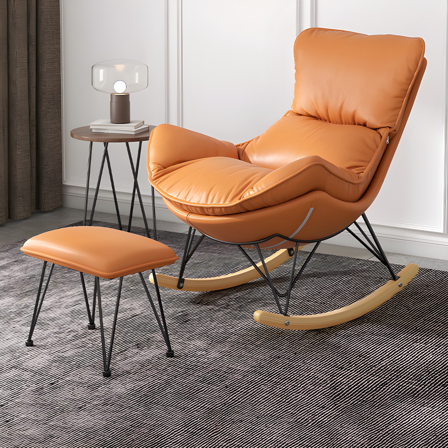 Solid Wood Rocking Chair | Ormau - image 6