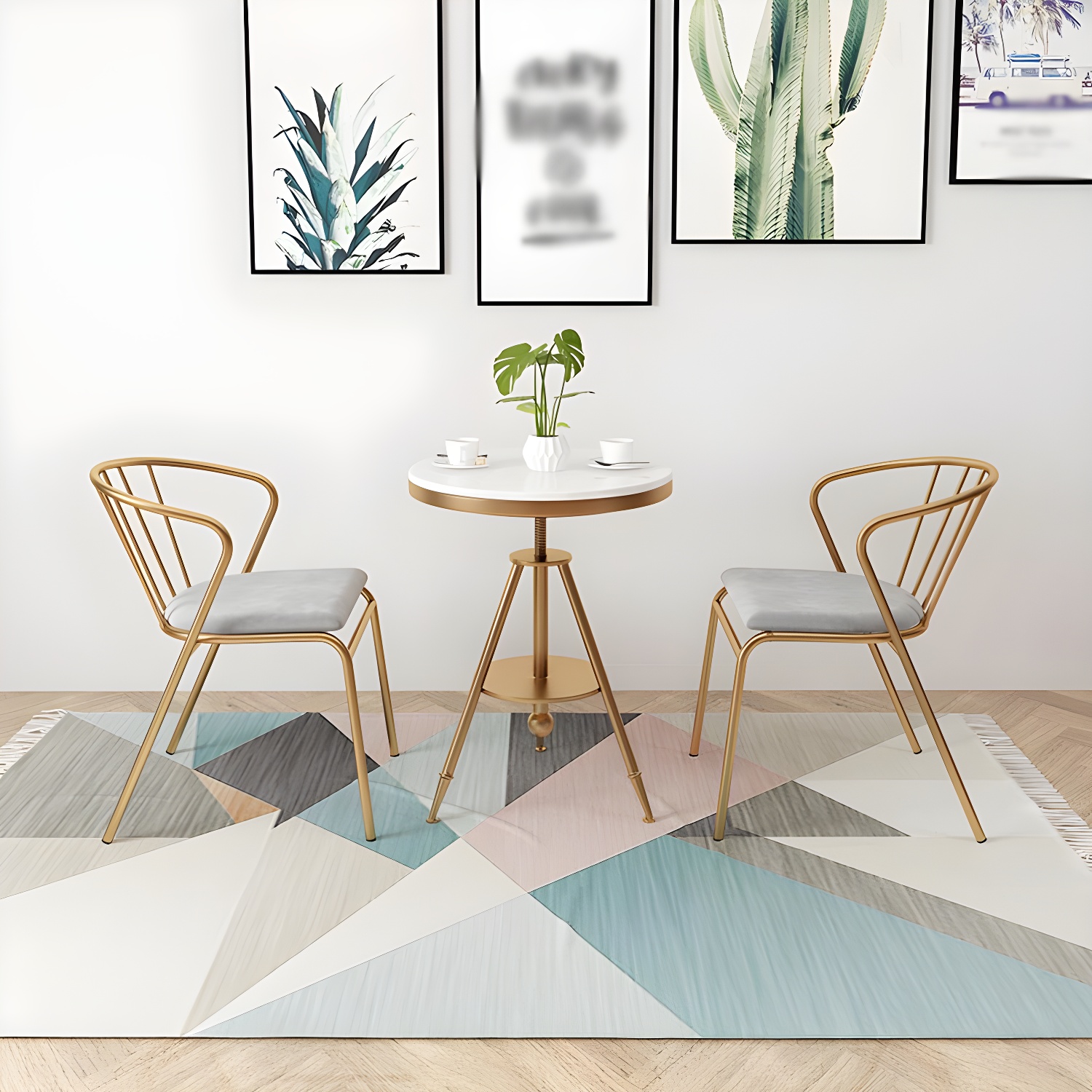Marble & Gold Dining Table | Ormau - image 2