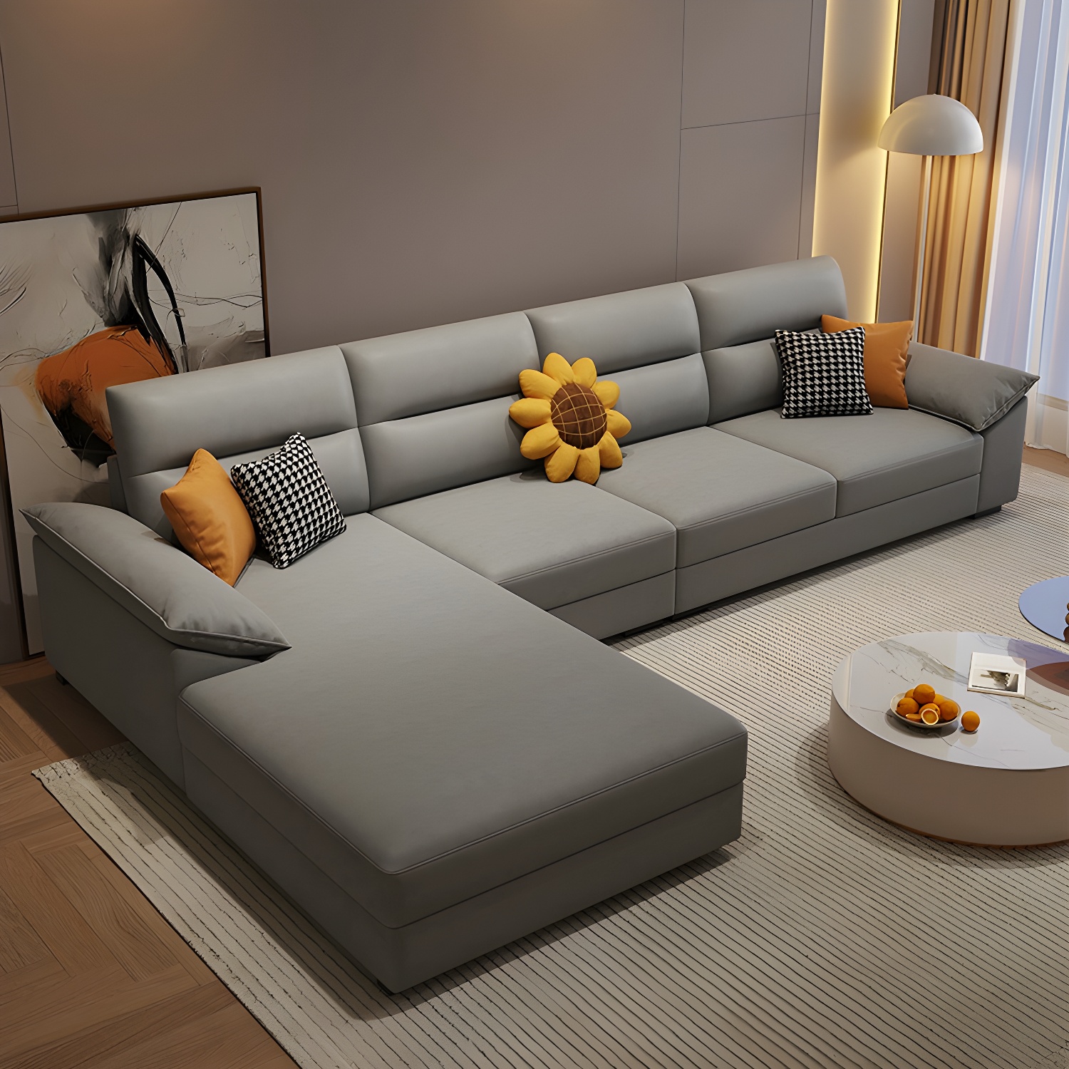 Scandinavian Wood Sofa Chaise | Ormau - image 1