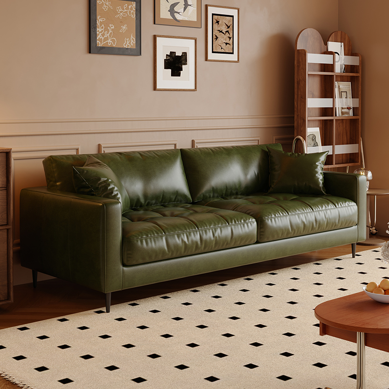 Modern Faux Leather Sofa | Ormau - image 8