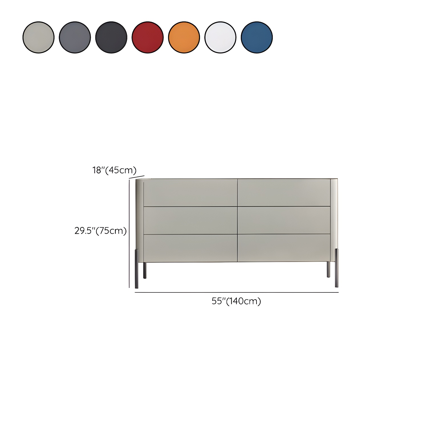 Modern Horizontal Dresser | Ormau - image 17