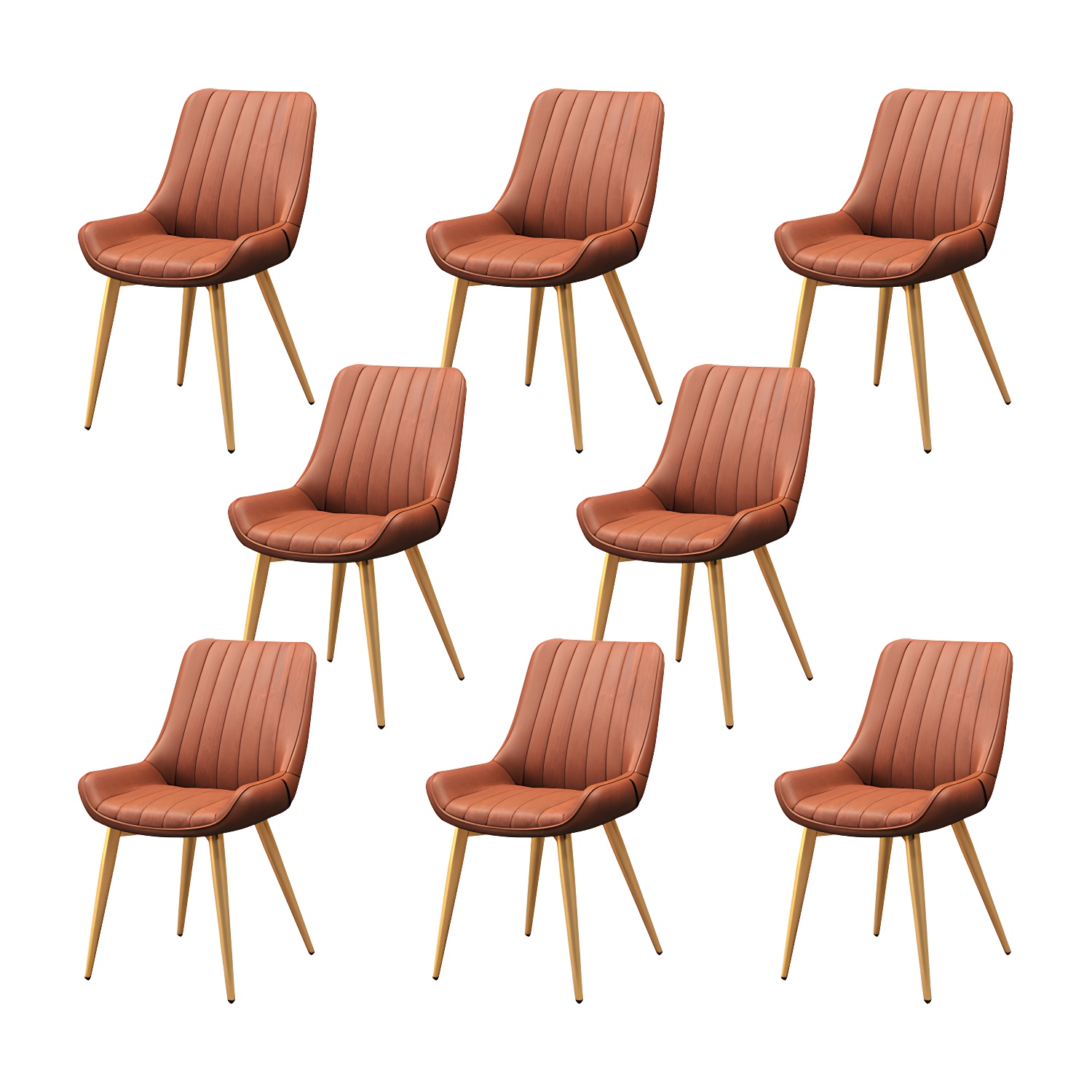 Faux Leather Dining Side Chair | Ormau - image 55