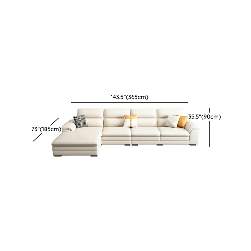 Modern White Sectional Sofa | Ormau - image 18