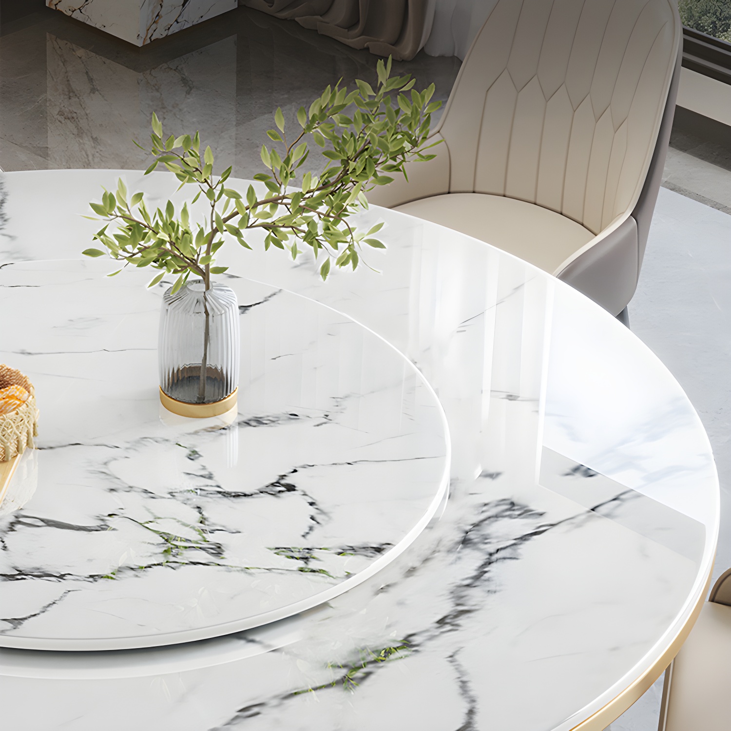 Modern Marble Dining Set | Ormau - image 4