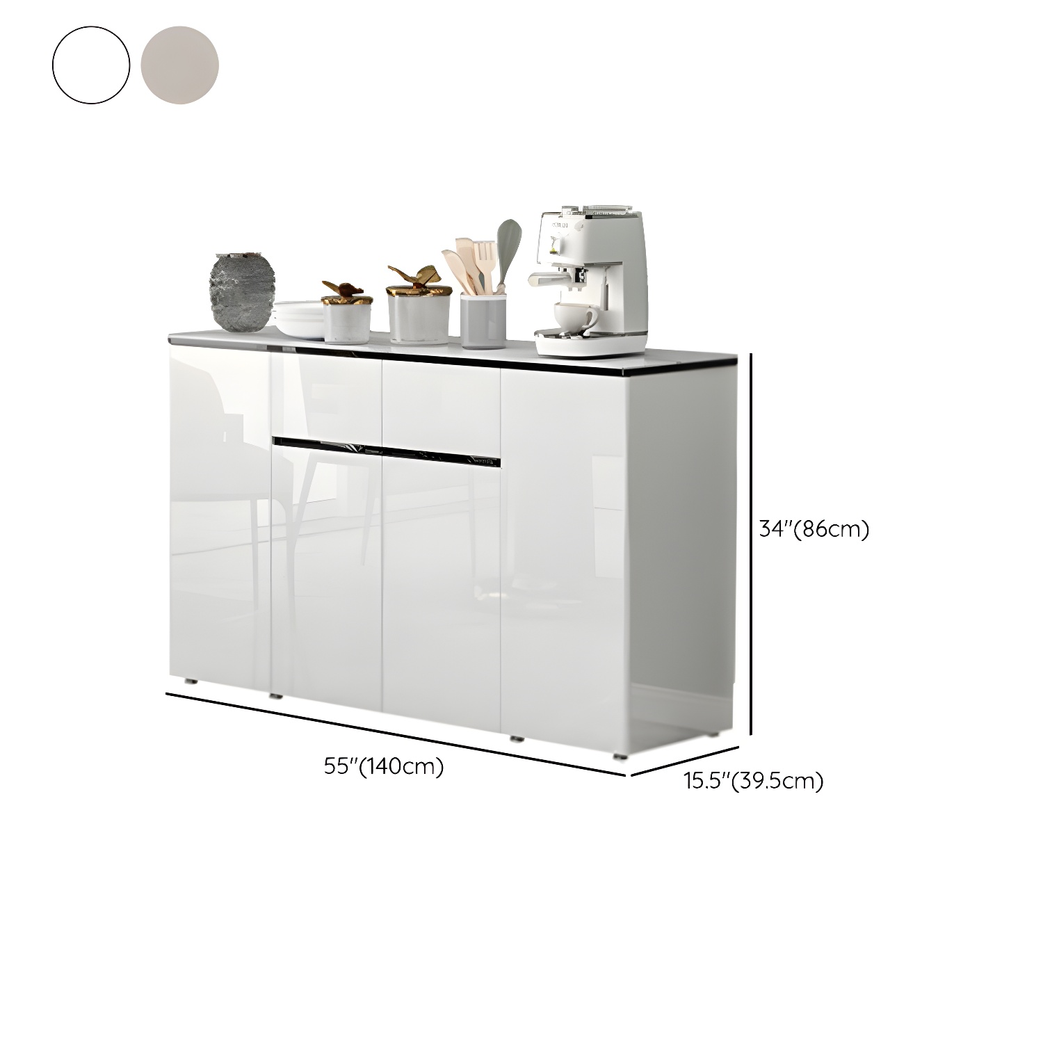 Glass Top Sideboard | Ormau - image 19
