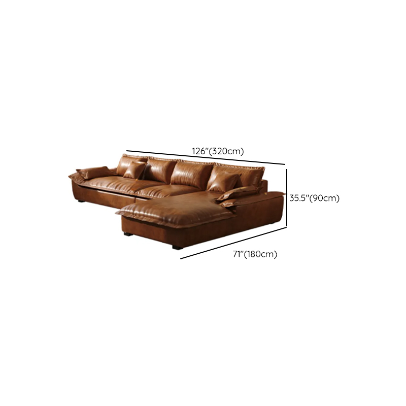 L-Shape Leather Sectional | Ormau - image 13