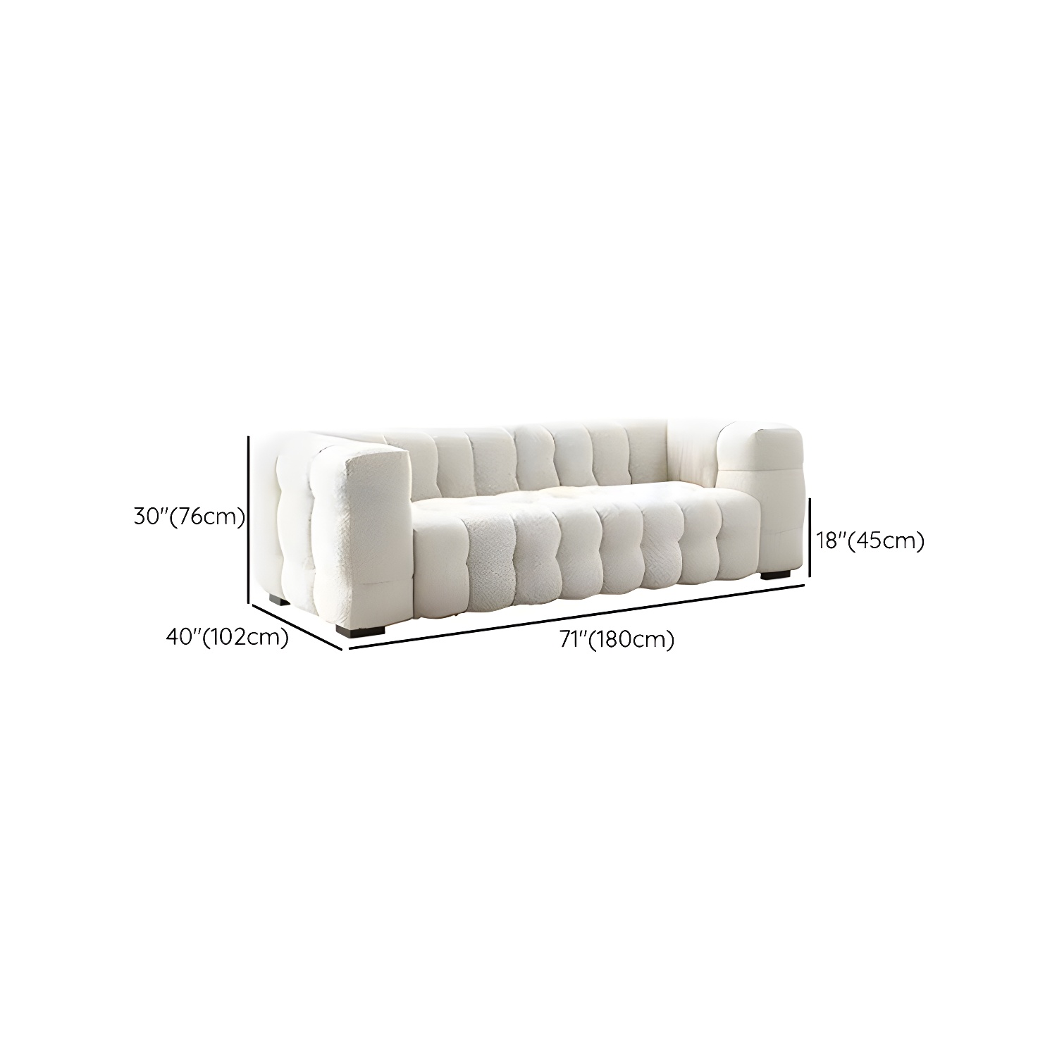 Fleece Scandinavian Sectional | Ormau - image 11