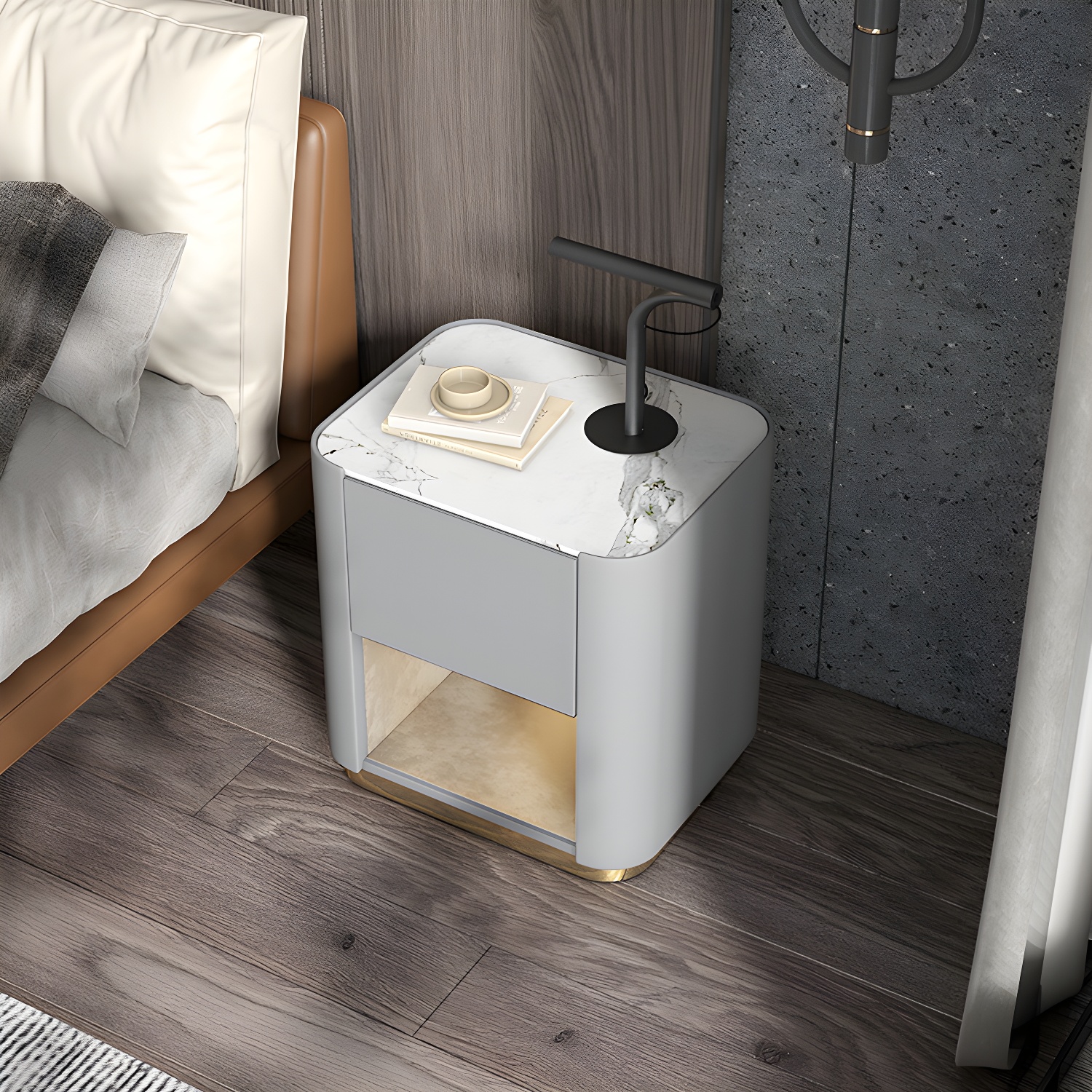 Stone Top Nightstand | Ormau - image 13