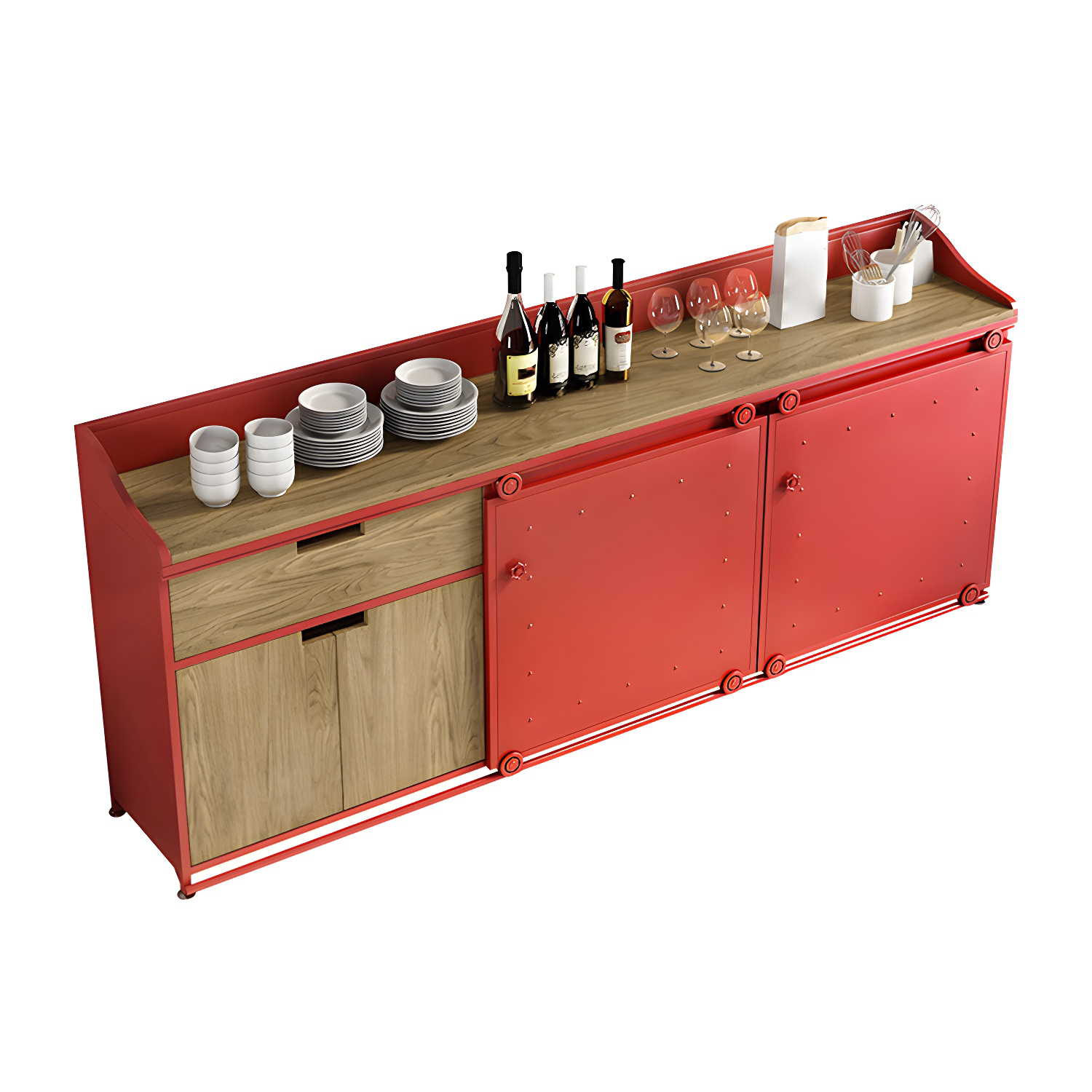Metal & Wood Sideboard | Ormau - image 25