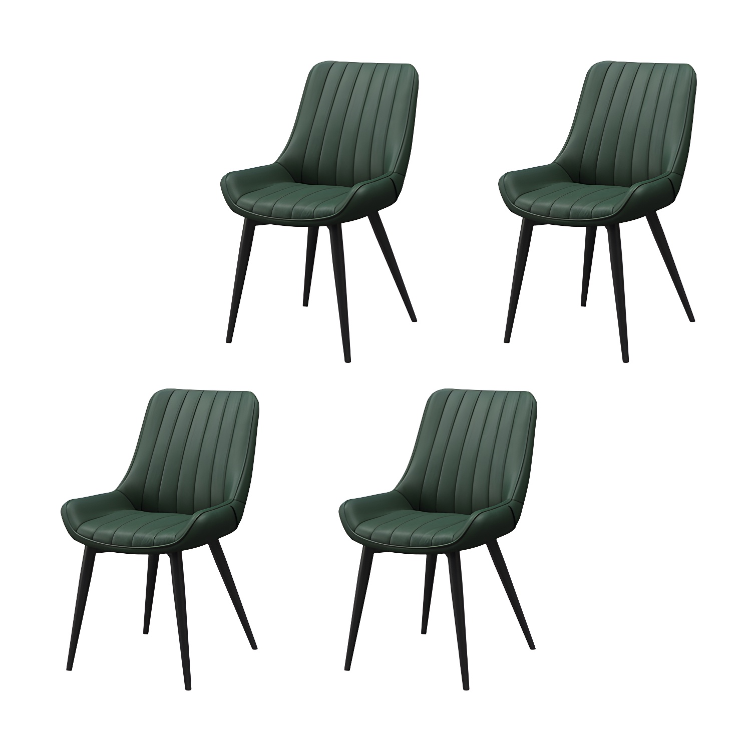 Faux Leather Dining Side Chair | Ormau - image 35