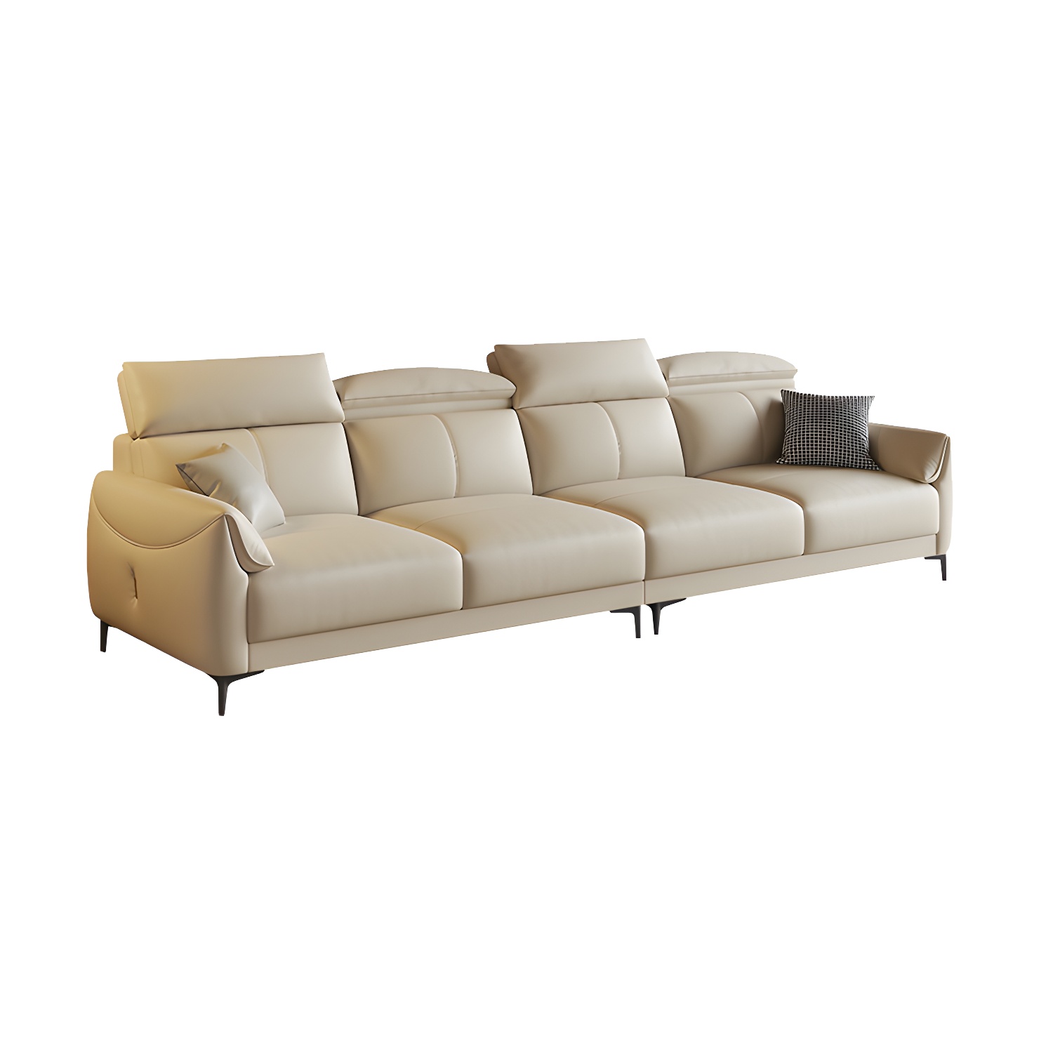 Modern Leather Sectional Sofa | Ormau - image 22